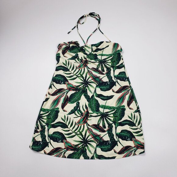 Andie Swim The Waikiki Dress Ivory Palm Tropical Print Summer Dress - Pick Size - Picture 13 of 16